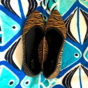 MIA Zebra Print Flats Size 6